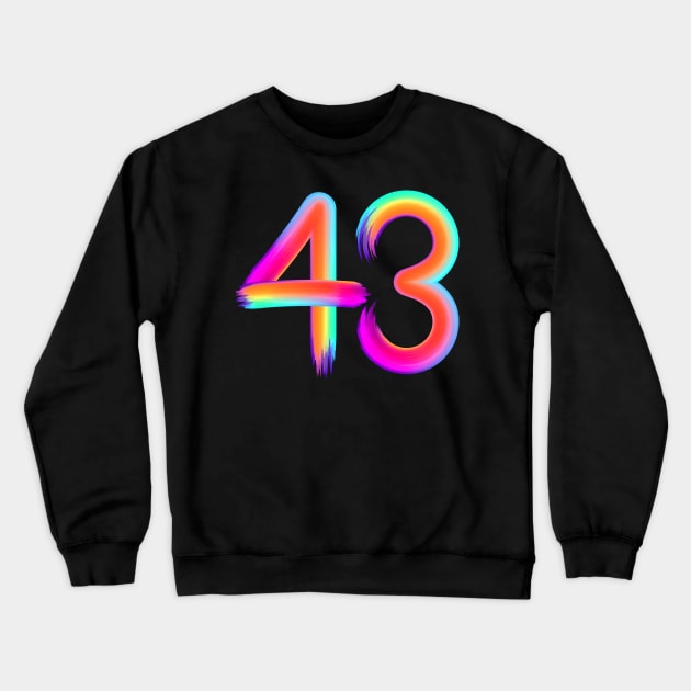 brushed 43 Crewneck Sweatshirt by MplusC